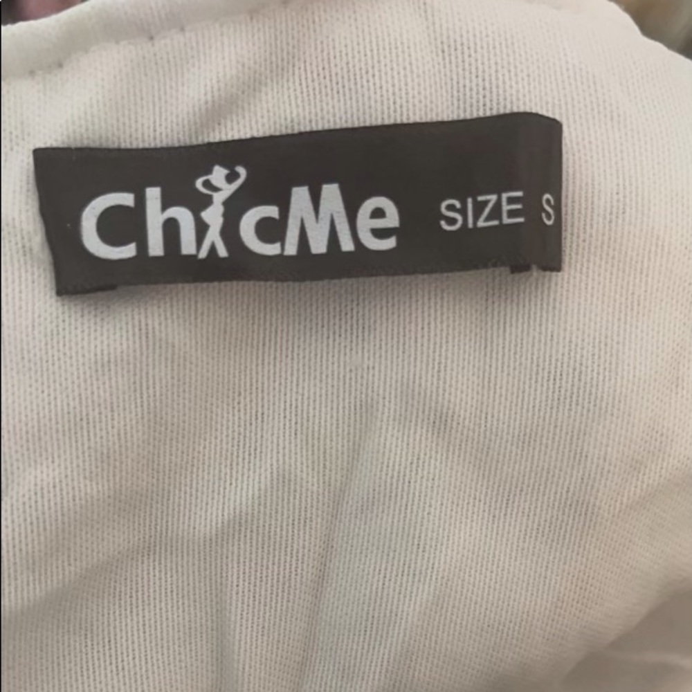 NWOT Chicme Allover Sequins Sleeveless Mesh Patch Dress Small - Picture 4 of 4